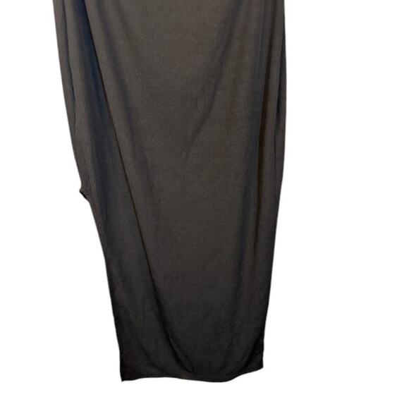 Pretty Garden Black One Arm Cut Out Fitted Bodycon Dress Woman Sz S - Picture 5 of 8